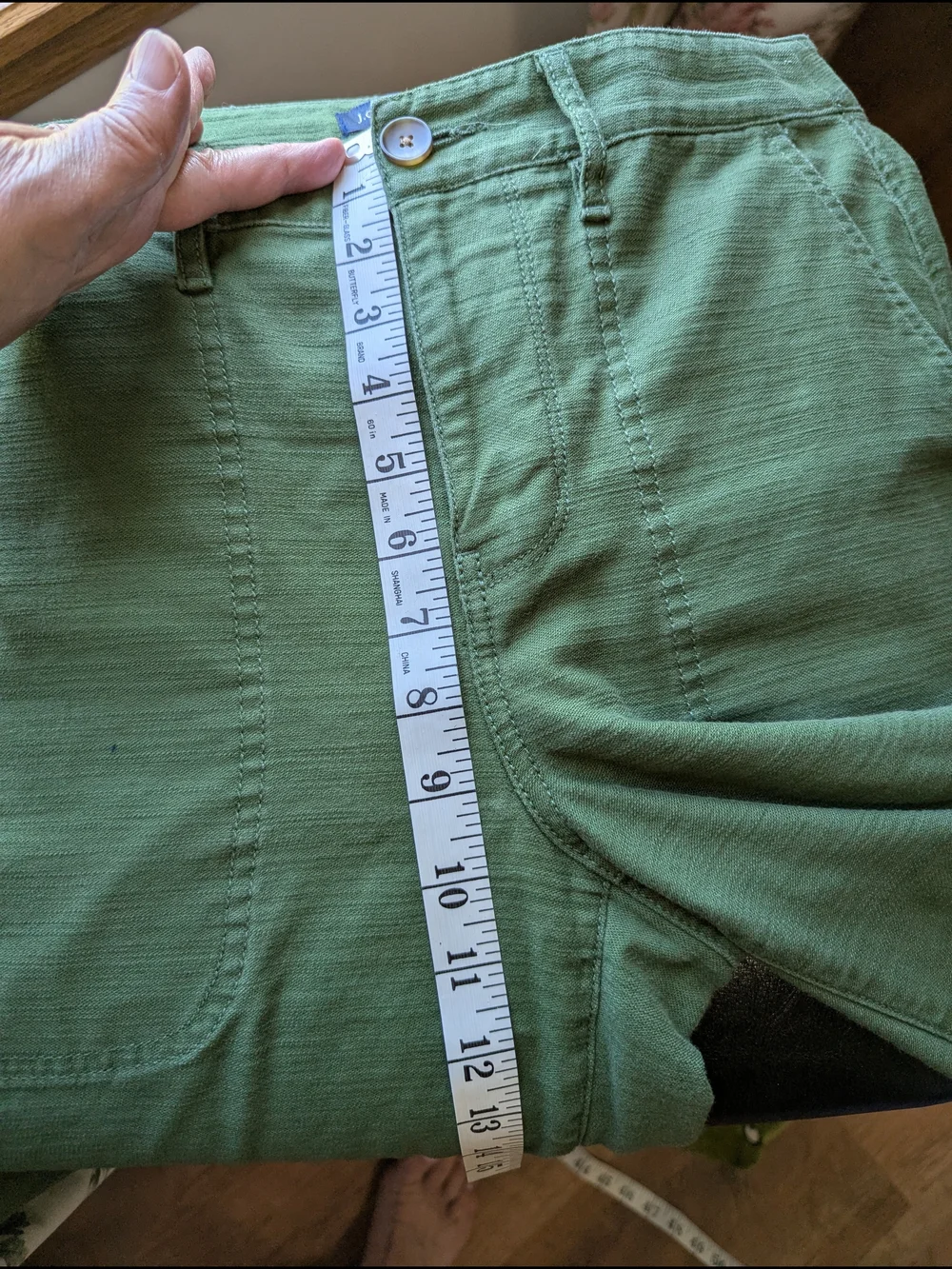 J. Crew Olive Green Straight-Leg Chinos